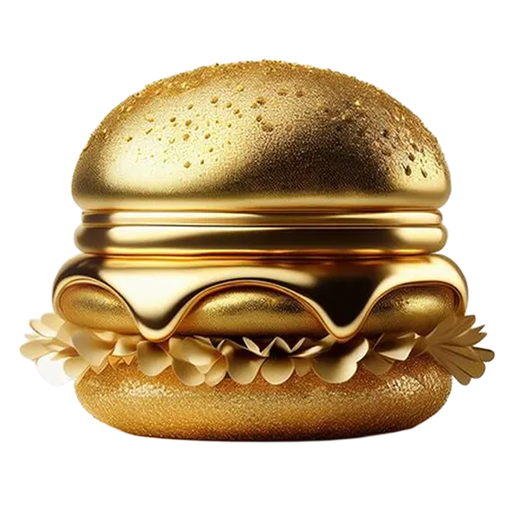 Golden Burger Icon
